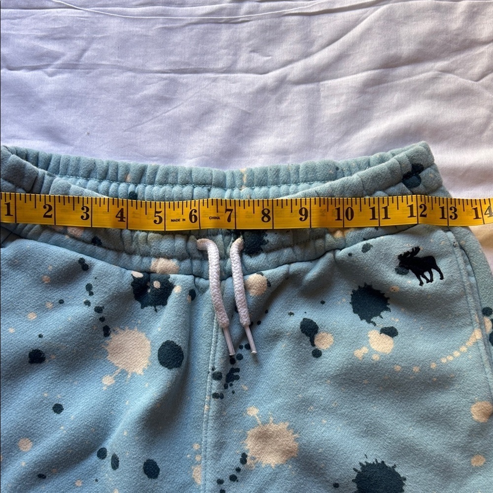 Abercrombie Kids Blue Splatter Sweatpants - Picture 5 of 7